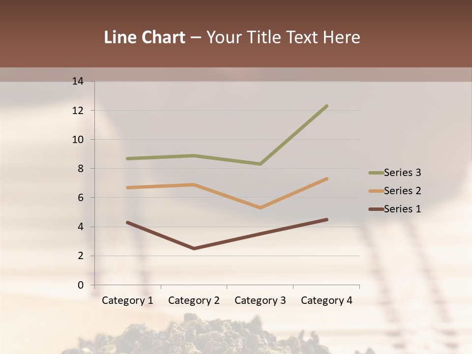 Peaceful Beach Old PowerPoint Template