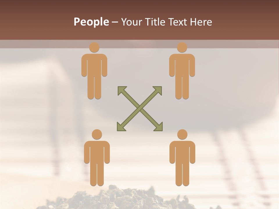 Peaceful Beach Old PowerPoint Template