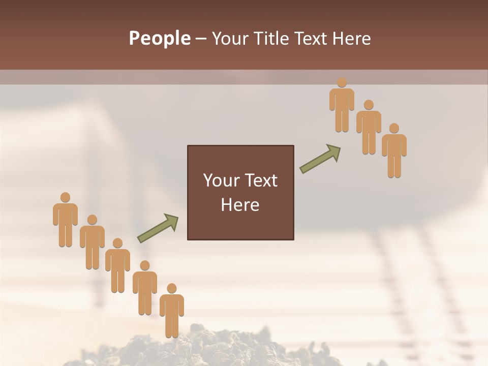 Peaceful Beach Old PowerPoint Template