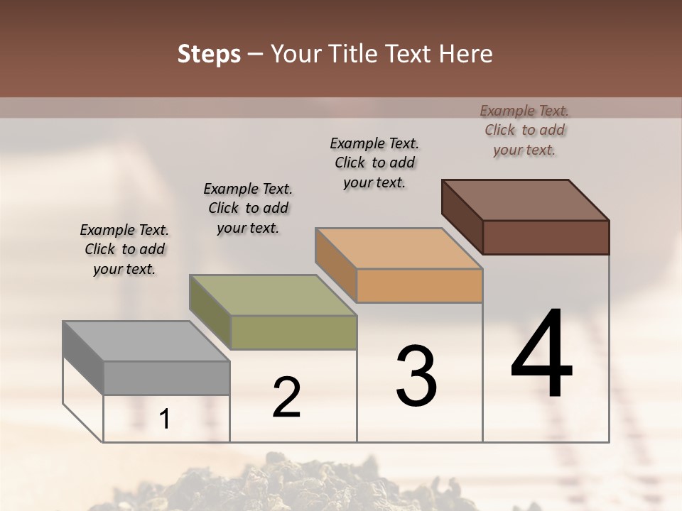 Peaceful Beach Old PowerPoint Template