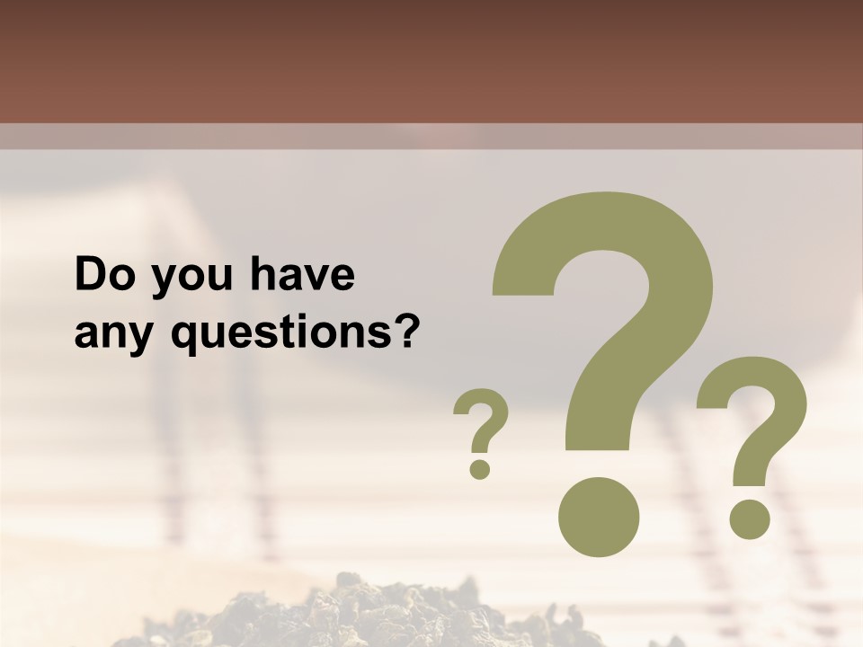 Peaceful Beach Old PowerPoint Template