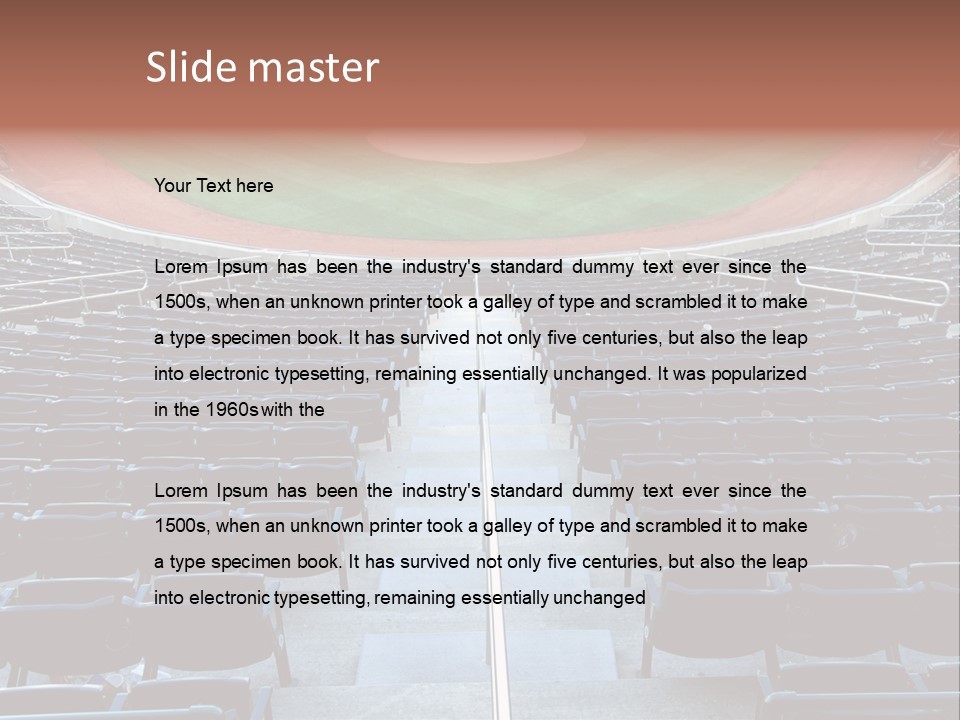 Portrait Sunrise Peaceful PowerPoint Template