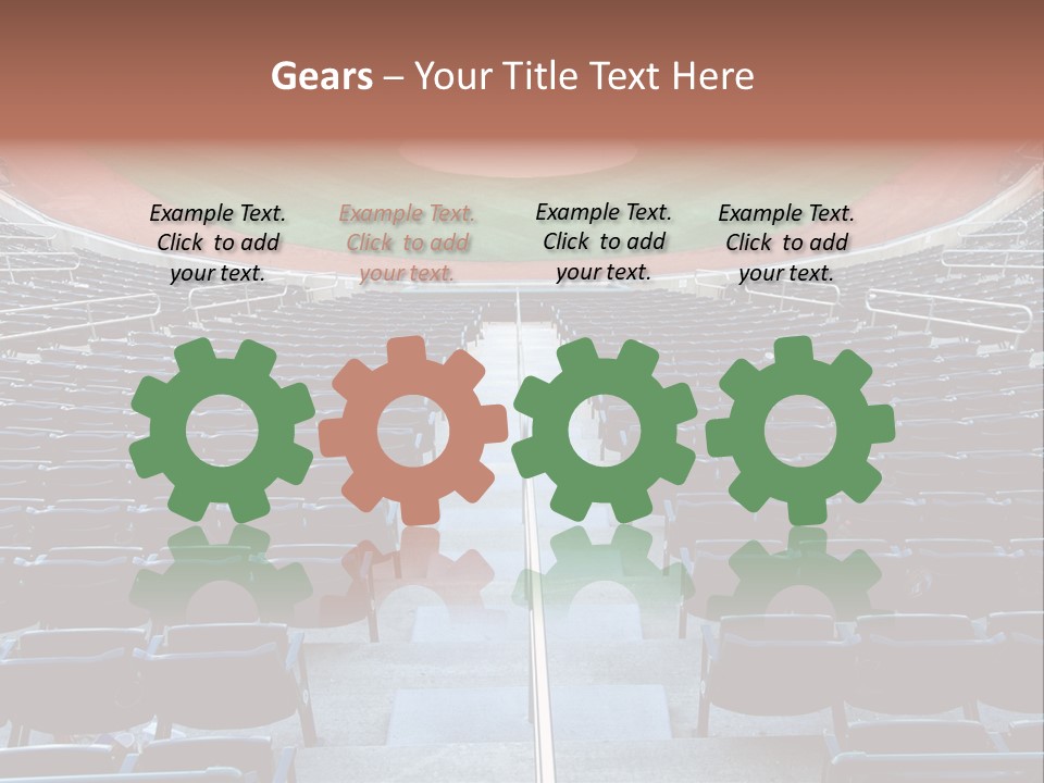 Portrait Sunrise Peaceful PowerPoint Template