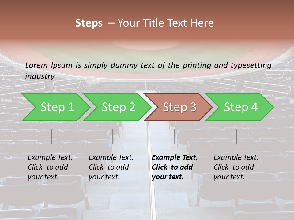 Portrait Sunrise Peaceful PowerPoint Template