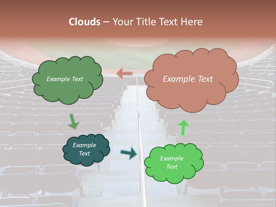 Portrait Sunrise Peaceful PowerPoint Template