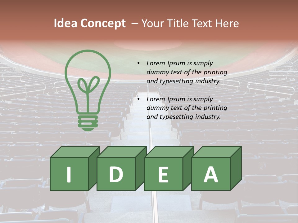 Portrait Sunrise Peaceful PowerPoint Template