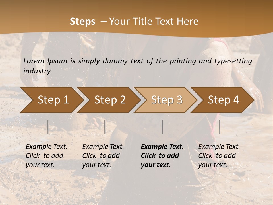 Retirement Sea Peaceful PowerPoint Template