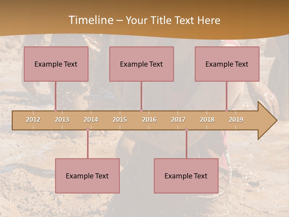 Retirement Sea Peaceful PowerPoint Template
