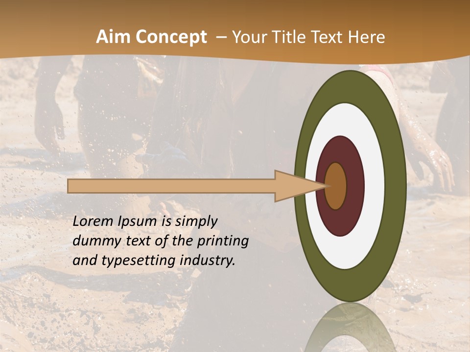 Retirement Sea Peaceful PowerPoint Template