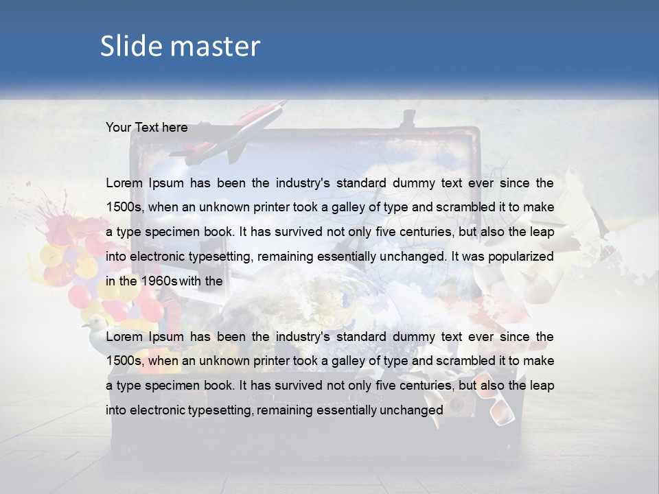 Wellness Coast Water PowerPoint Template