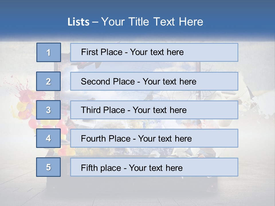 Wellness Coast Water PowerPoint Template