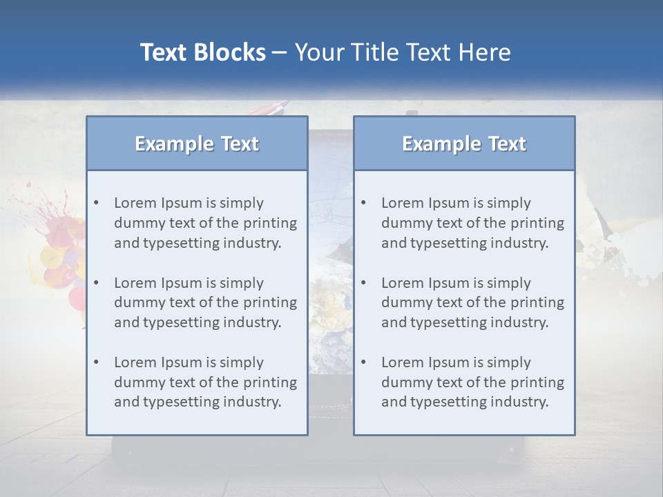 Wellness Coast Water PowerPoint Template