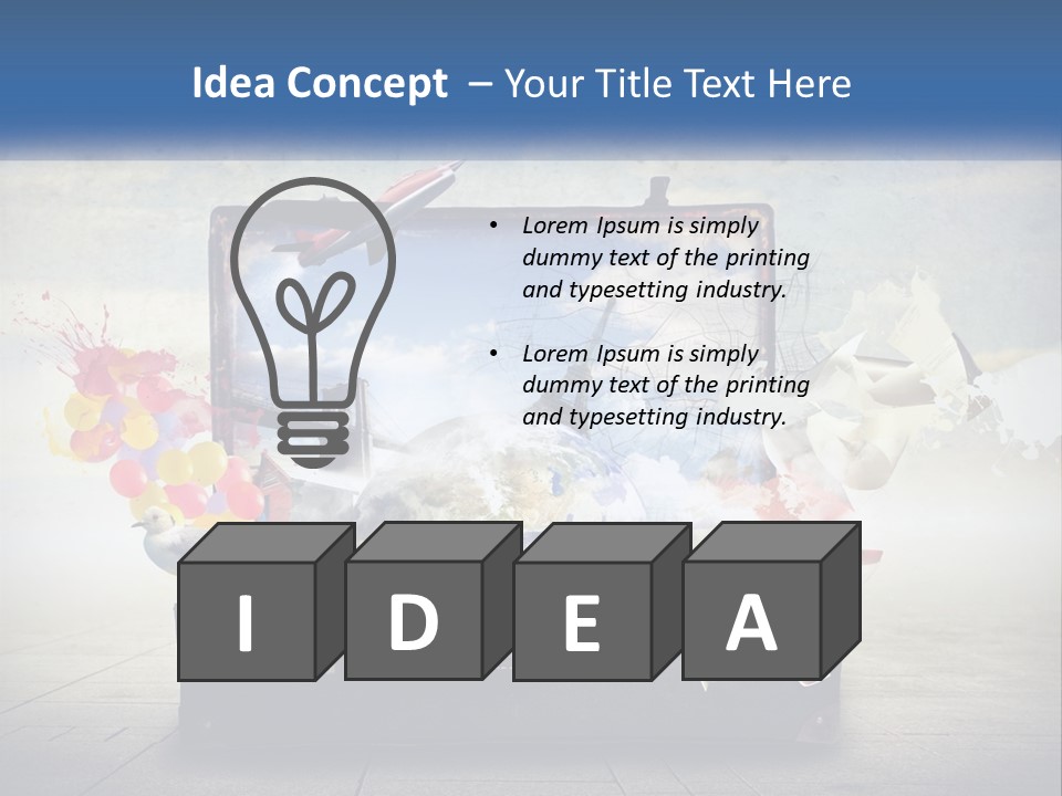 Wellness Coast Water PowerPoint Template