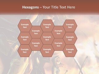 Beach Portrait White PowerPoint Template