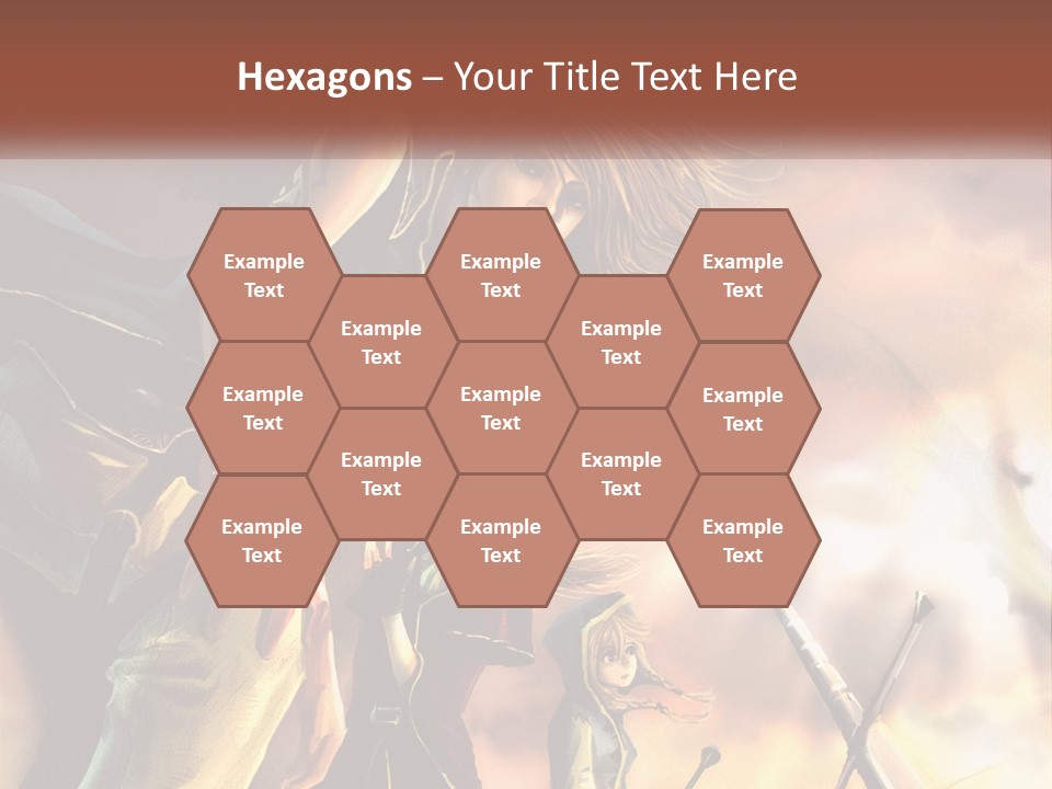 Beach Portrait White PowerPoint Template