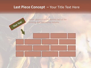 Beach Portrait White PowerPoint Template