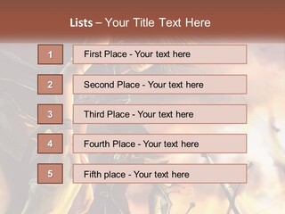 Beach Portrait White PowerPoint Template