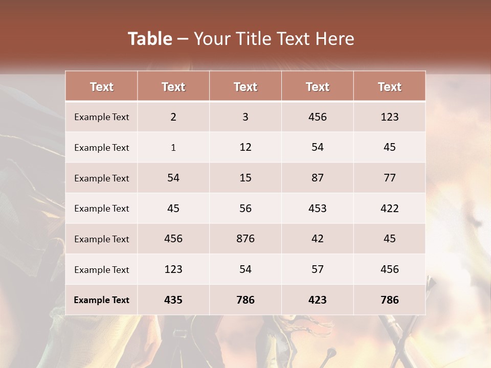 Beach Portrait White PowerPoint Template