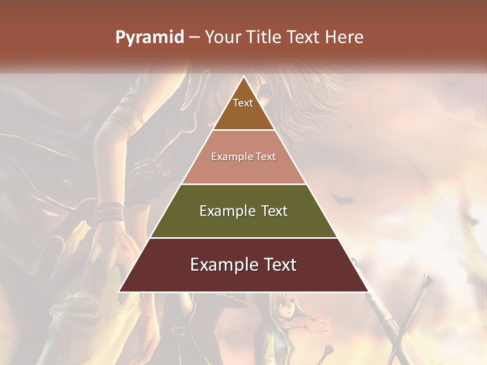 Beach Portrait White PowerPoint Template