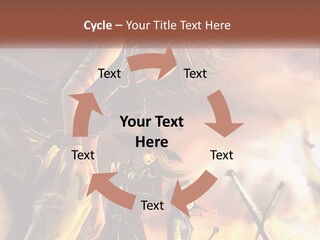 Beach Portrait White PowerPoint Template