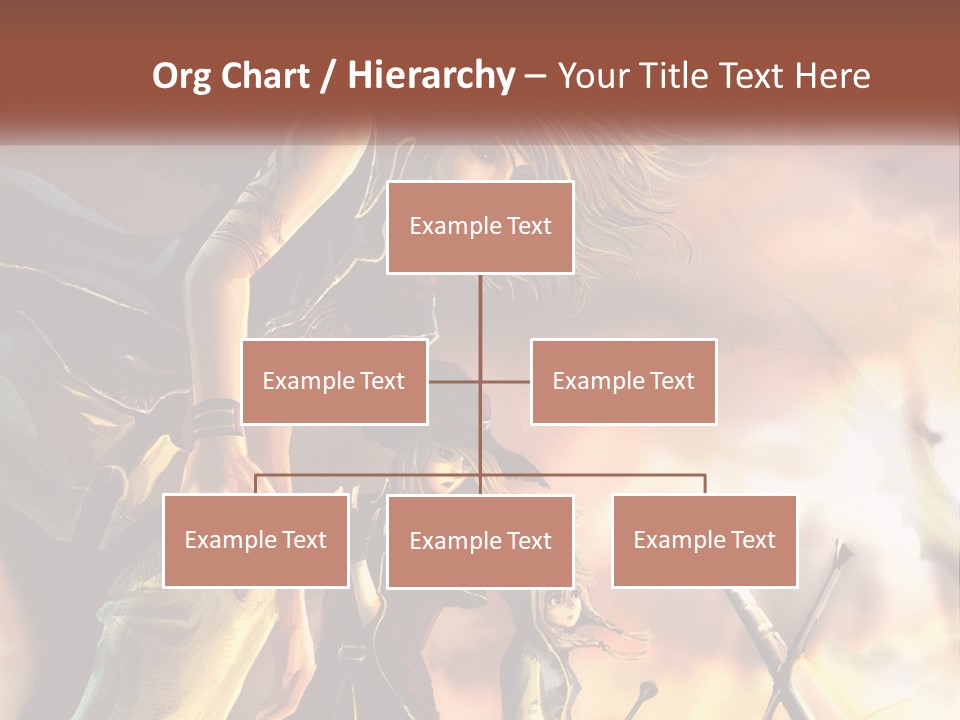 Beach Portrait White PowerPoint Template