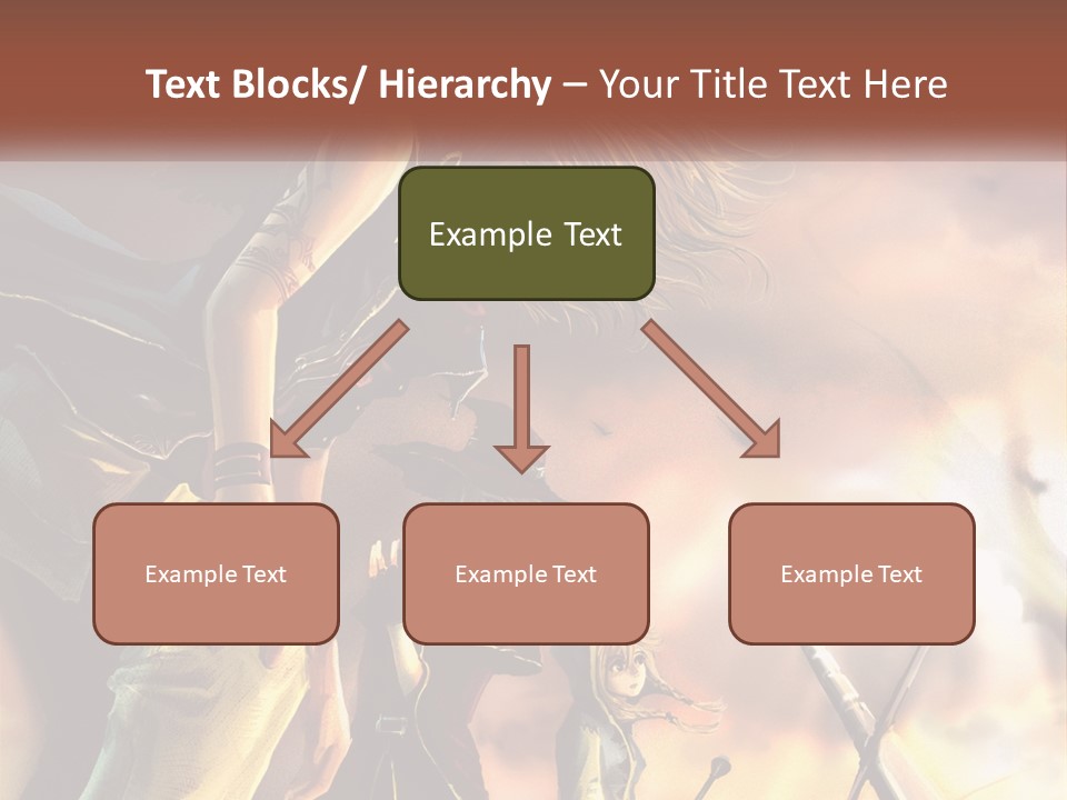 Beach Portrait White PowerPoint Template