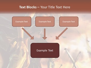 Beach Portrait White PowerPoint Template