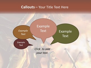 Beach Portrait White PowerPoint Template