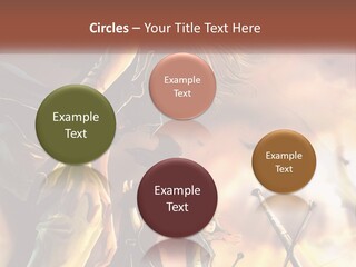 Beach Portrait White PowerPoint Template