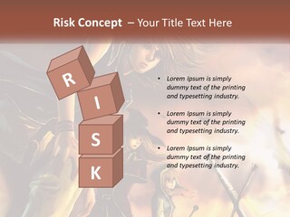 Beach Portrait White PowerPoint Template