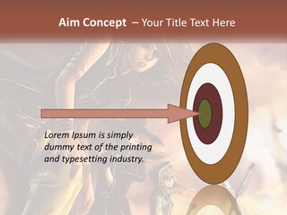 Beach Portrait White PowerPoint Template