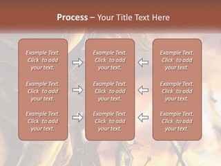 Beach Portrait White PowerPoint Template