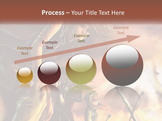 Beach Portrait White PowerPoint Template