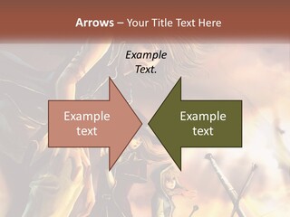 Beach Portrait White PowerPoint Template