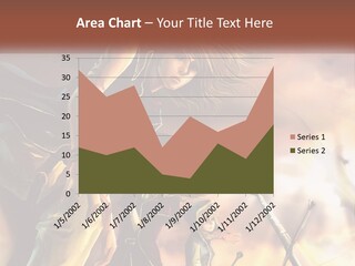 Beach Portrait White PowerPoint Template