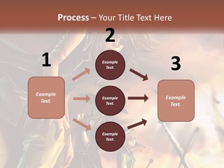 Beach Portrait White PowerPoint Template