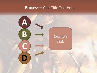 Beach Portrait White PowerPoint Template