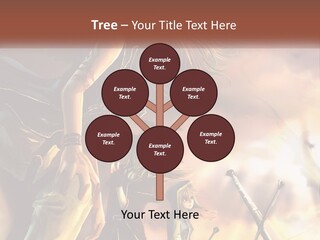 Beach Portrait White PowerPoint Template