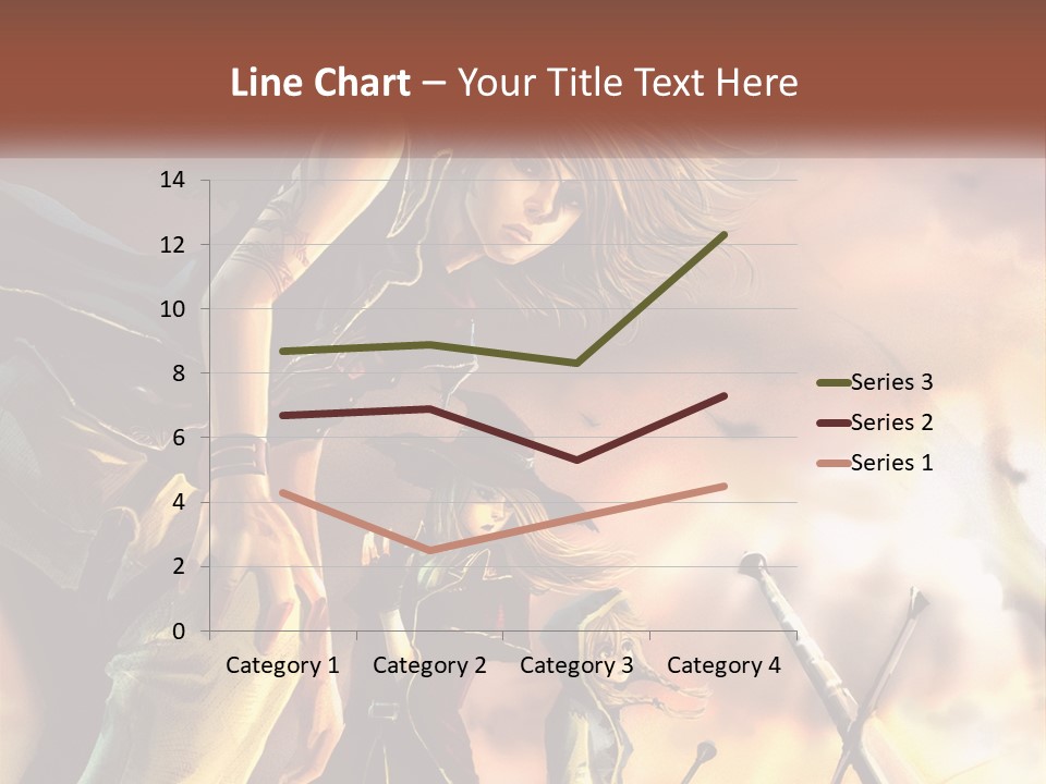 Beach Portrait White PowerPoint Template