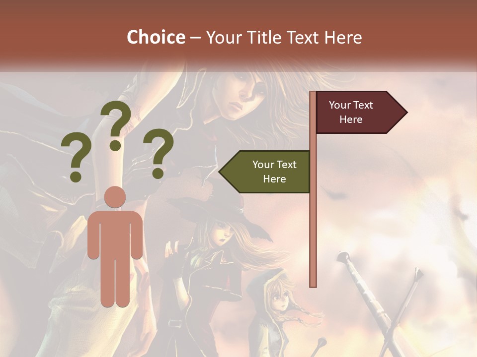 Beach Portrait White PowerPoint Template