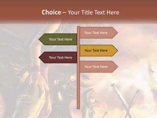 Beach Portrait White PowerPoint Template