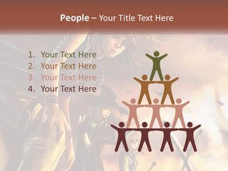 Beach Portrait White PowerPoint Template