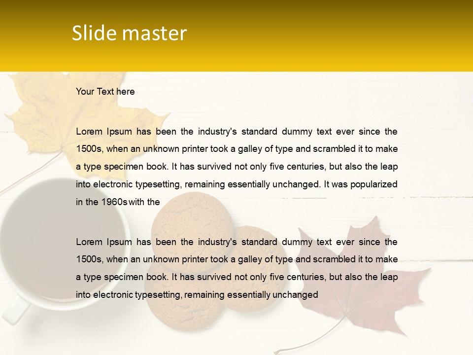 Sand Beach White PowerPoint Template