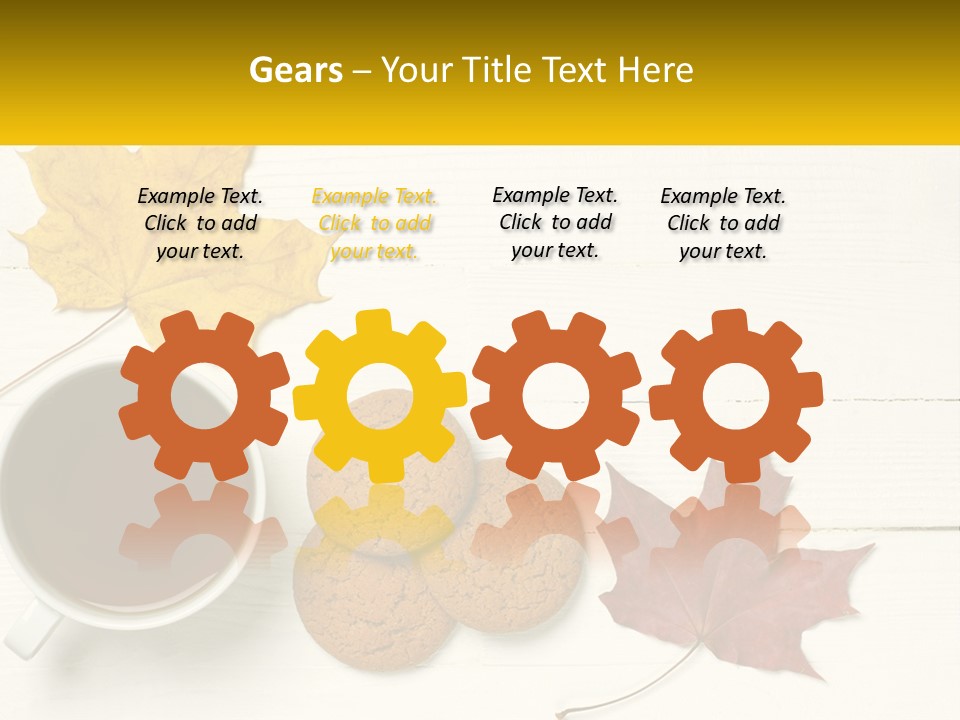 Sand Beach White PowerPoint Template