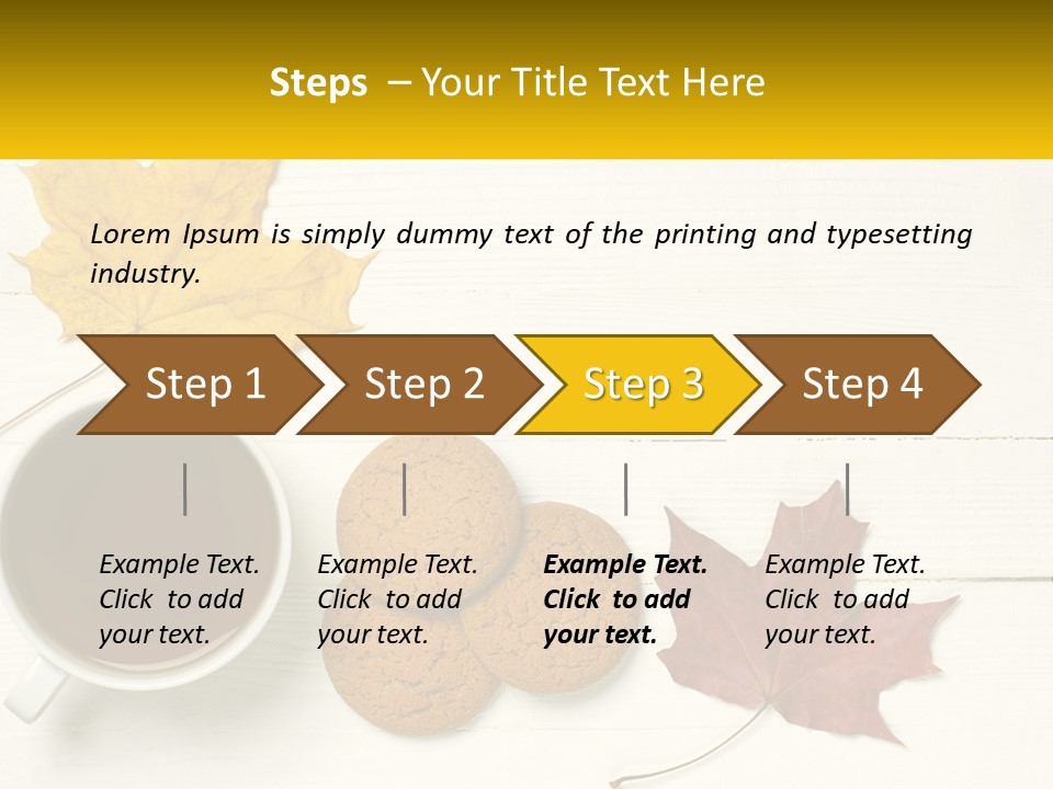 Sand Beach White PowerPoint Template
