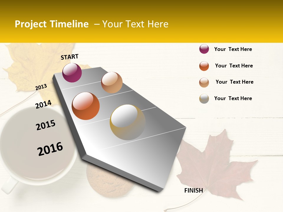 Sand Beach White PowerPoint Template