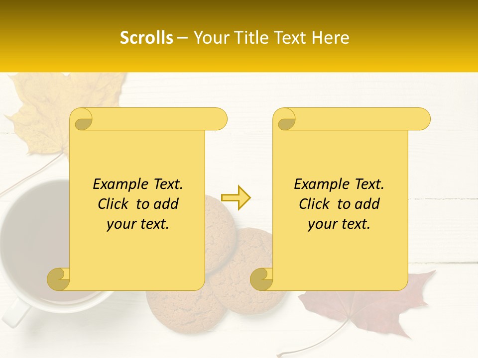 Sand Beach White PowerPoint Template