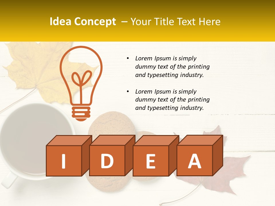 Sand Beach White PowerPoint Template