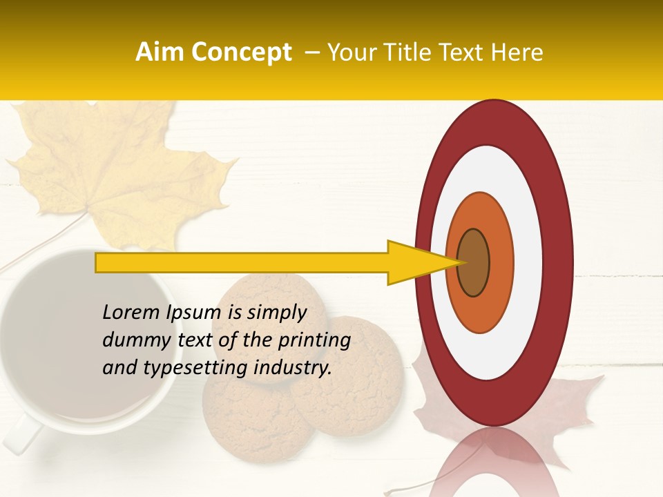 Sand Beach White PowerPoint Template