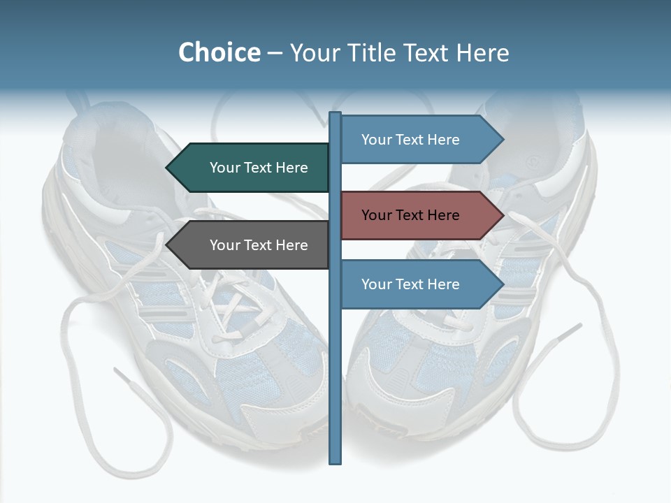 Portrait Sad Woman PowerPoint Template